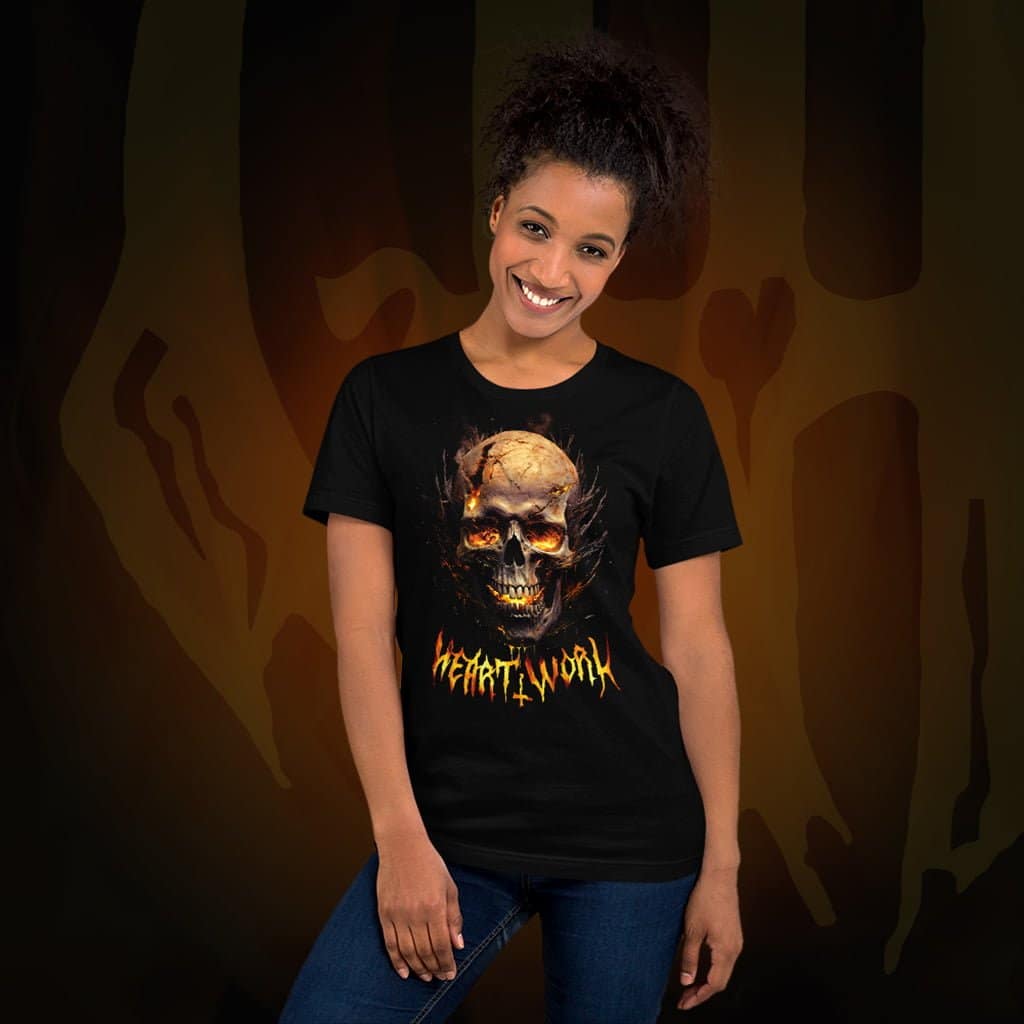 Vampires Pyre - Skull Tee - Image 3