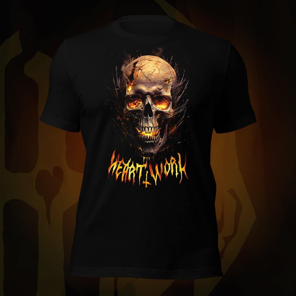 Vampires Pyre - Skull Tee - Image 4