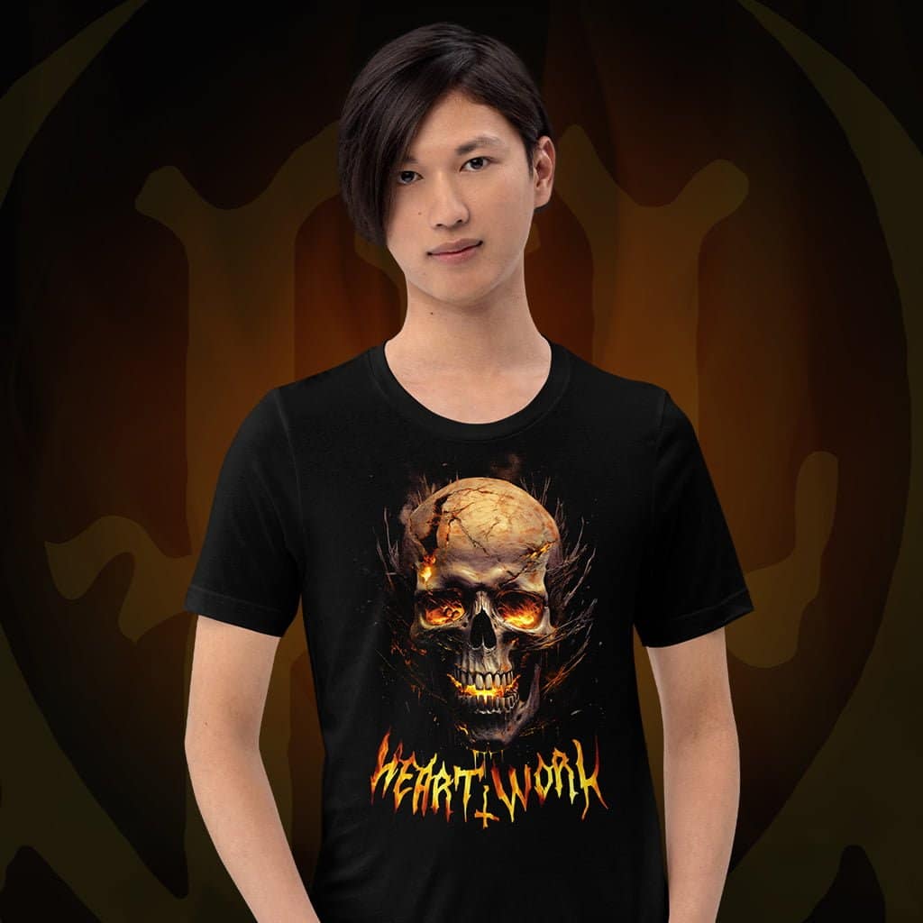 Vampires Pyre - Skull Tee - Image 2