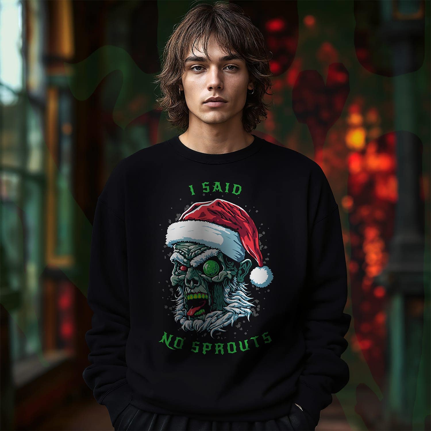 No Sprouts Xmas Sweter
