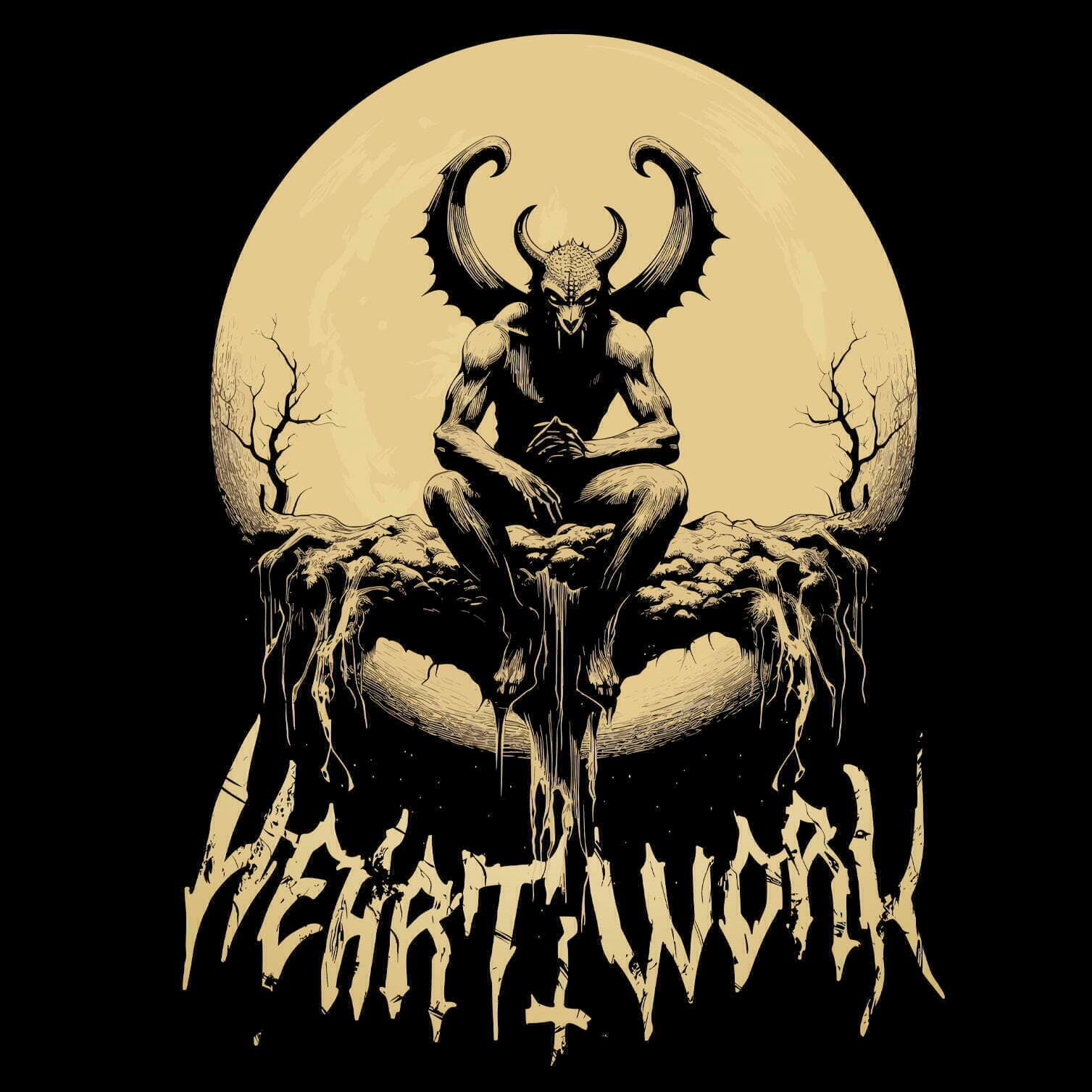 The Demon Sentinel - Heartwork Clothing: Alternative Apparel