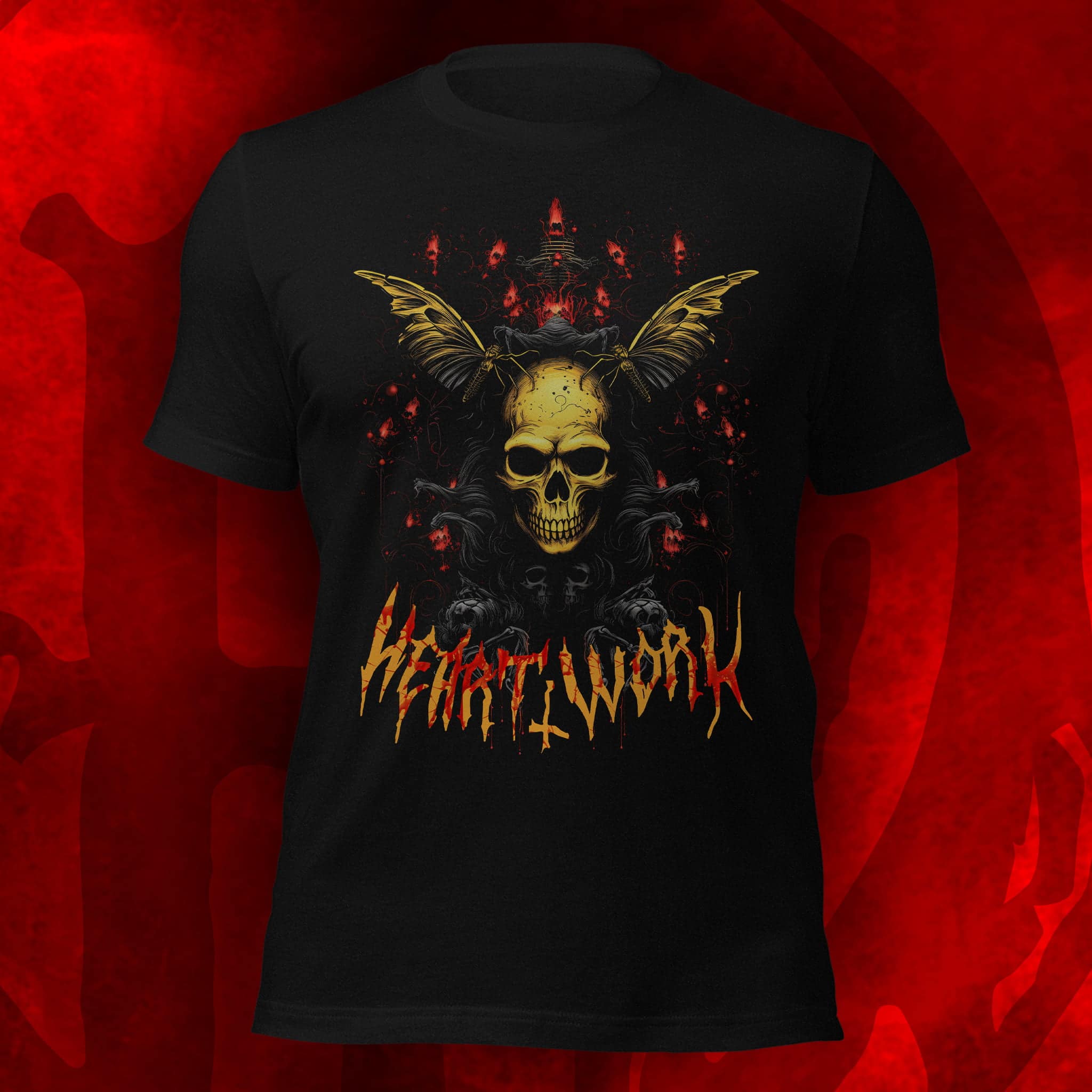 Moth King Skull Demon Design