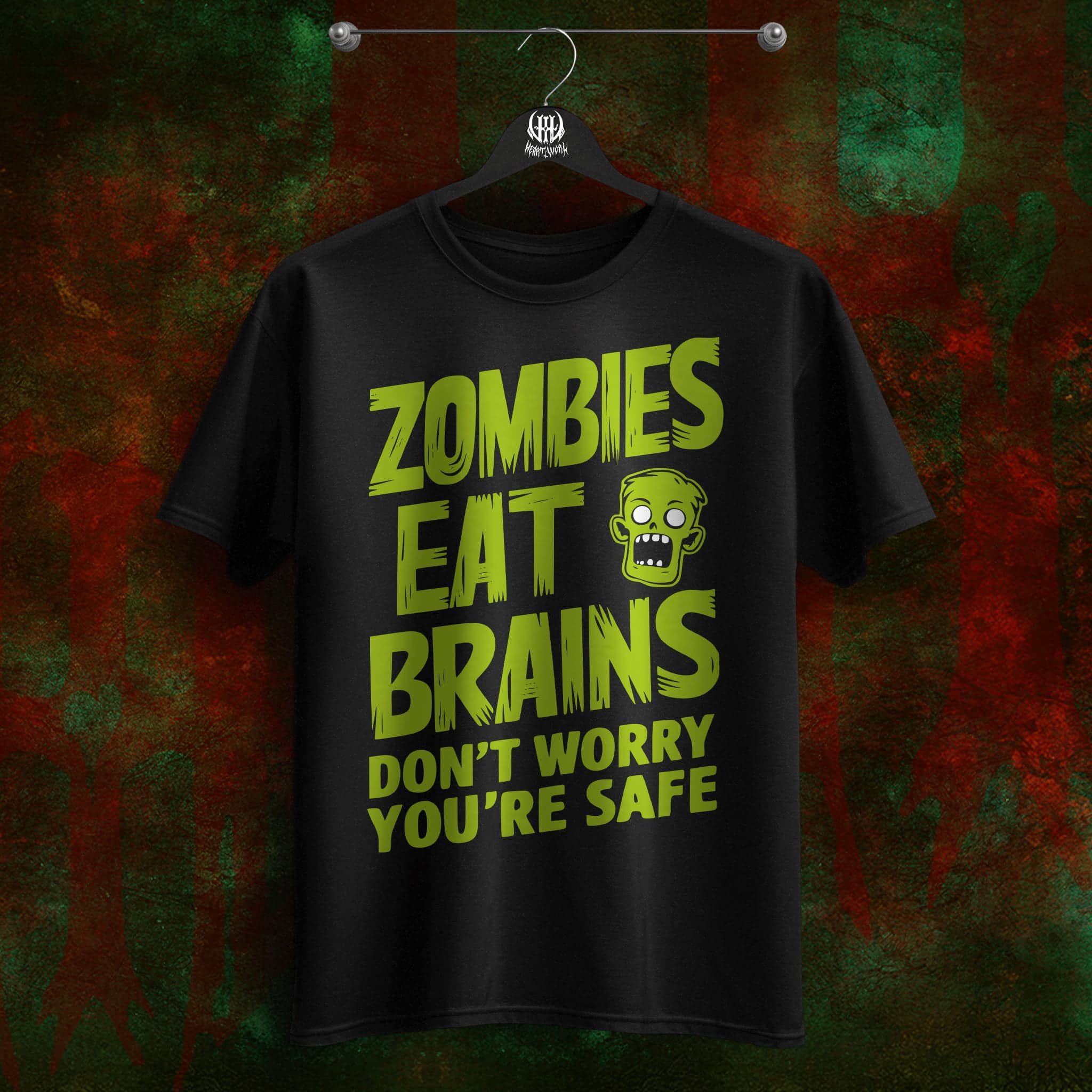 Zombies Eat Brains Fun Tee