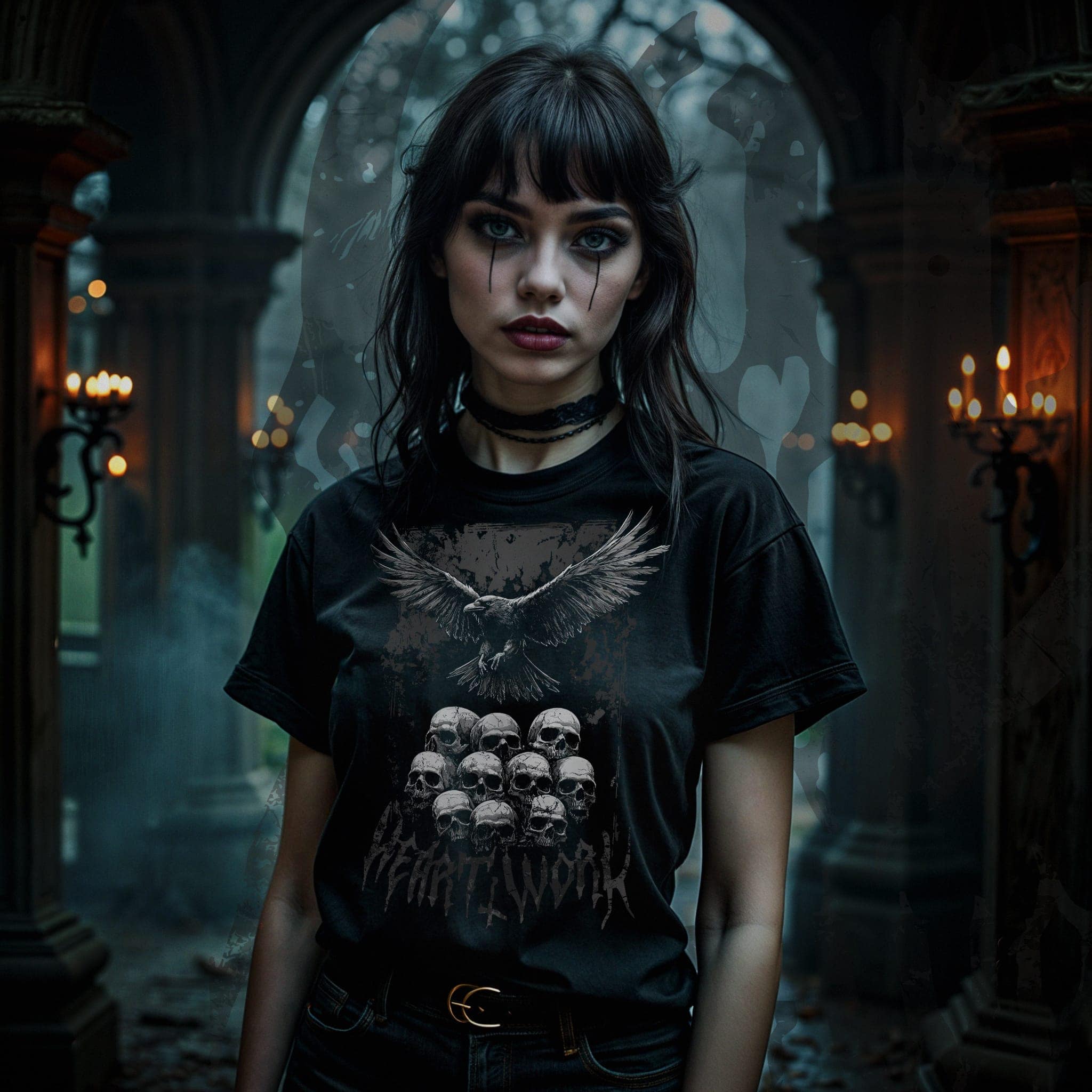 Raven's Requiem Tee Mockup