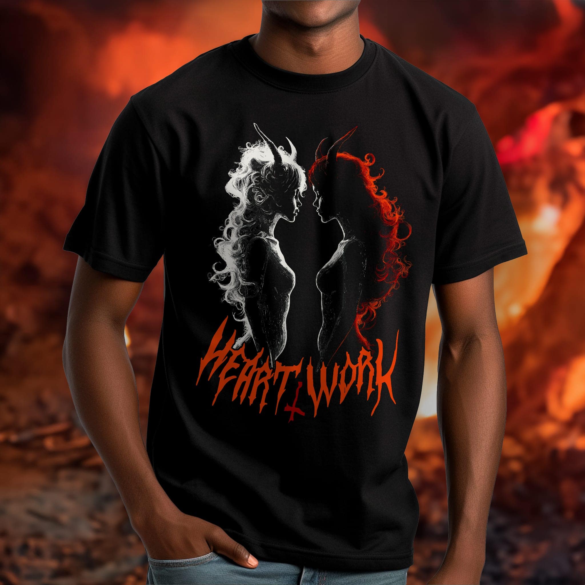 The Devils Daughters Mockup T-Shirt
