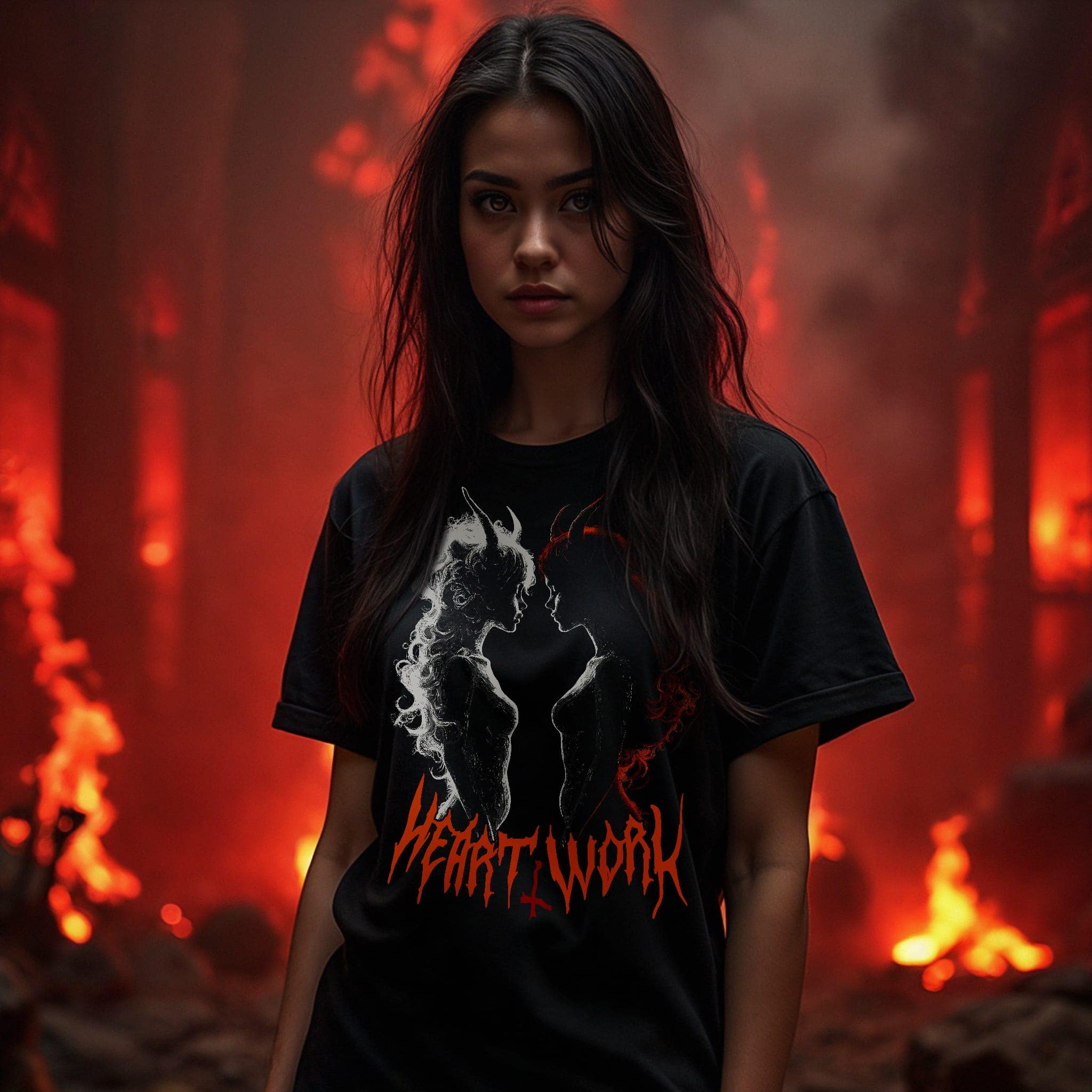 The Devils Daughters Mockup T-Shirt