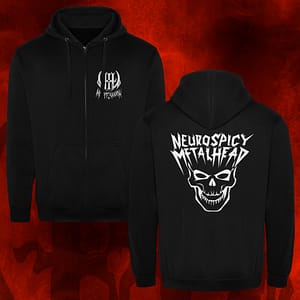 Neurospicy Metalhead Menacer Hoodie